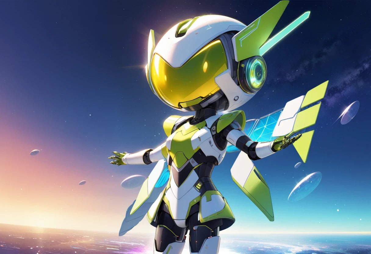 An android idol that exists in the distant future