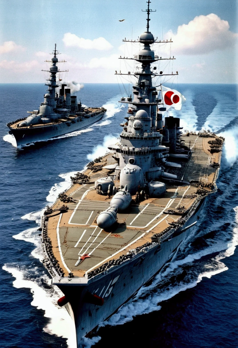 Japanese battleships in 1945