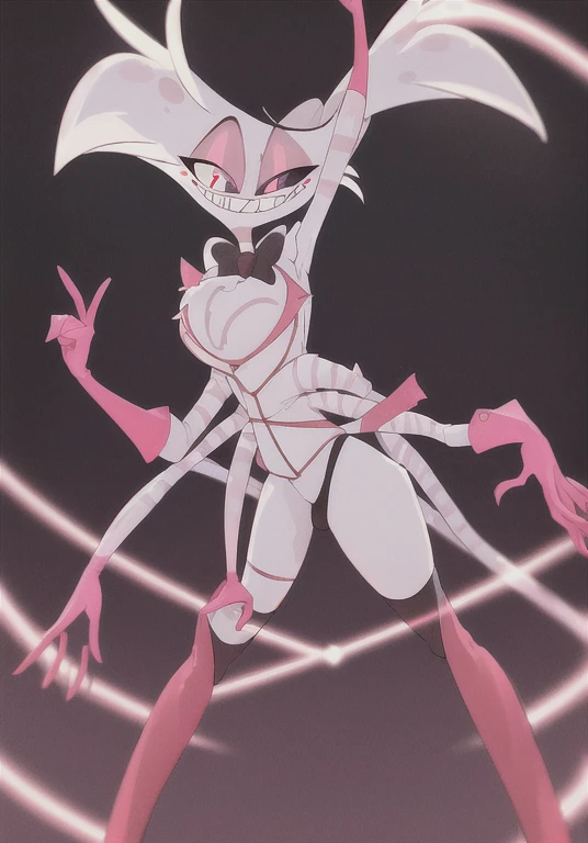 Gardevoir (Pokemon), pokemon, Monster girl quest, gardevoir, anthro, white skin, large breasts, thick thighs, wide hips wearing black boots and latex bodysuit with blue gloves, seductive mature smile, smug, (half open eyes), blush, 1boy, 1girl, larger female, large female, front view, (pov), forest background, ((handjob)), rubbing penis, penis in hand, foreskin, retracted foreskin, cumming, looking at eachother, looking at boy, scared boy, fearful boy, (squeezing penis), penis between hands, squeezing penis, pulling down foreskin, (large breasts), (female on knees), boy being held up by larger female, pinning down boy, (low angle), (((health bar))), masterpiece, score_above:9, pokemon masters ex, game style, (((gloves placed around penis)))