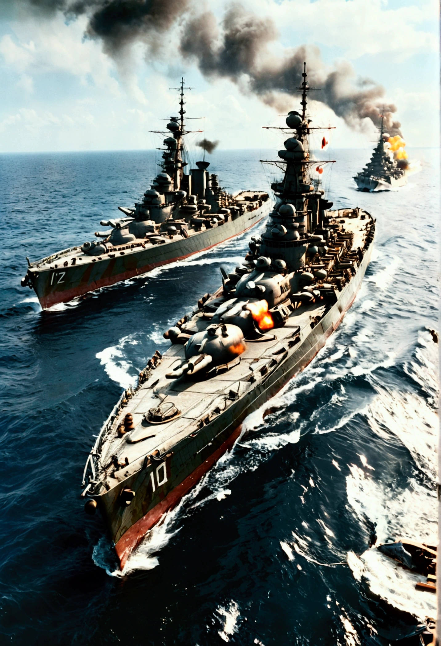 Japanese battleships in 1945