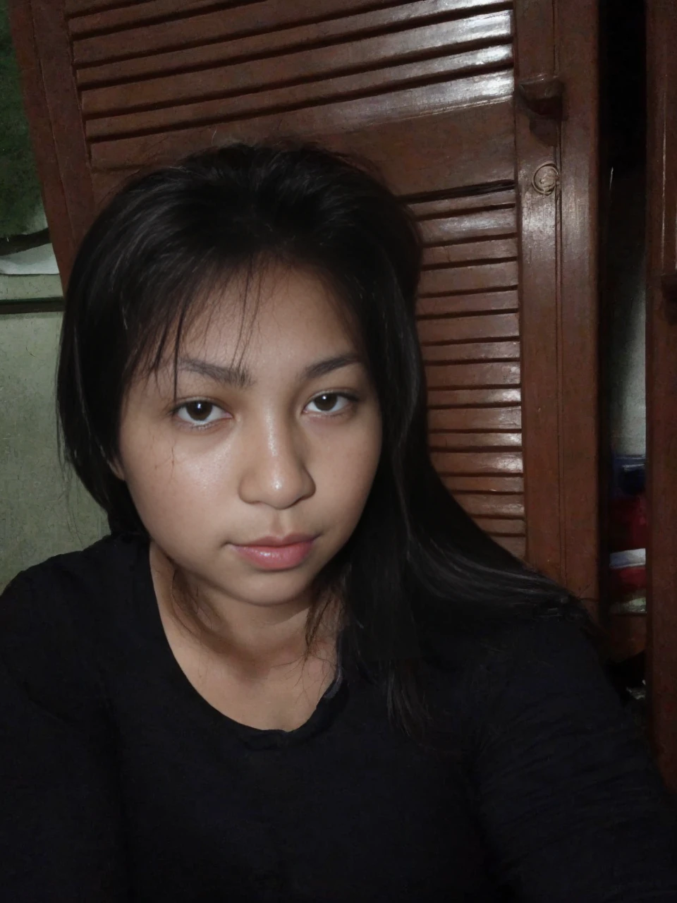  (Indonesian_high_school_uniform), detailed face, detailed eyes, thick huge breasts, detailed skin, looking at Viewer, clear light, (8k, RAW photo, best quality, masterpiece: 1.4), (realistic, realistic: 1.37), ultra-high resolution, photorealistic, high resolution, solo, wide muscular hips, realistic face, (detailed face), sexy pose, sitting on the edge of a table with legs out, black hair Color, (busty), clean armpit, six pack belly, large breasts, 19-years-old-girl, perfect thighs, muscular thighs, muscular arms, arms down, wearing sexy blue grey short skirt, wearing white closed-button tight shirt, asian goddess, long hair, perfect hairstyle, muscular belly, thick wide muscular hips, muscular arm, curvy body, tall body, smooth body, smooth legs, smooth skin, long shot view, low angle shot, medium distance from viewer, over head capture