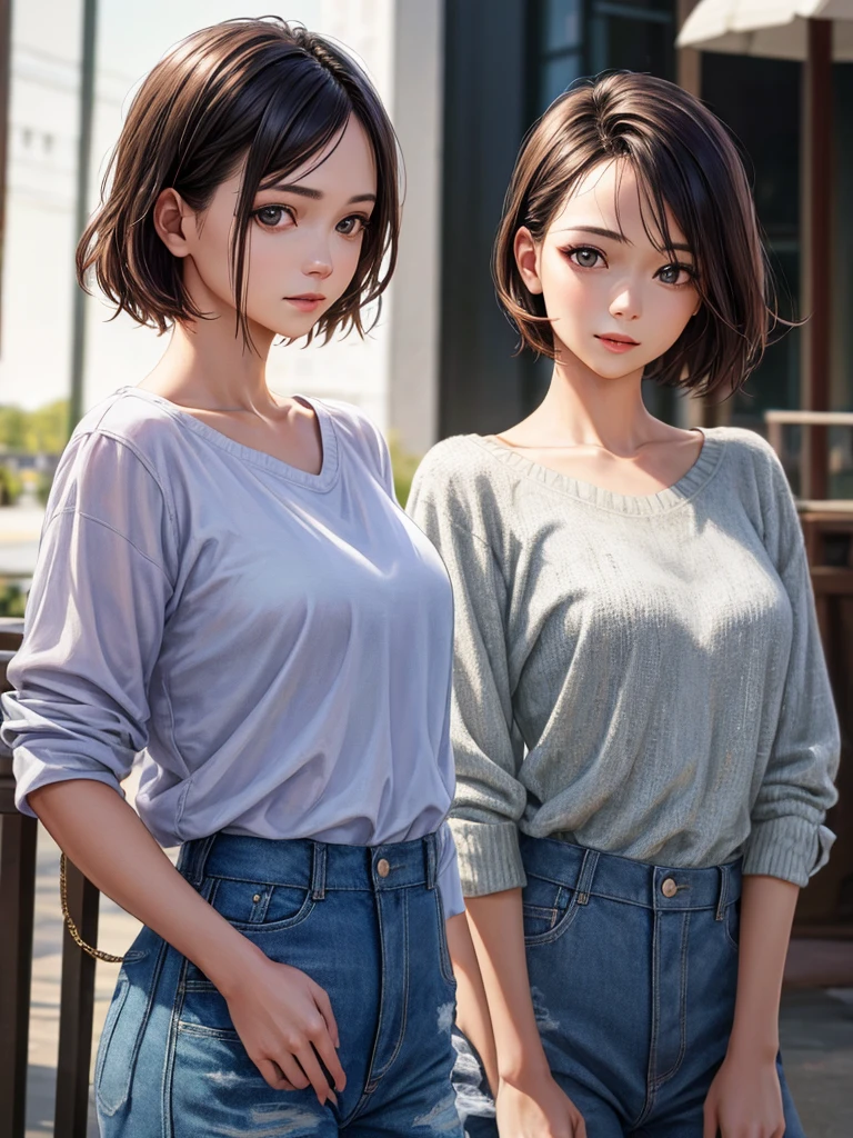 Makoto Nijima, backview, short hair, red eyes, soft skin, realistic skin, slim, medium breast, cute face, sexy outfit, short skirt, blushed face, sexy, juicy, (best quality, 4k, 8k, highres, masterpiece:1.2), ultra-detailed, (realistic, photorealistic, photo-realistic:1.37), hyper-detailed portrait, intricate details, cinematic lighting, vibrant colors, dramatic shadows, soft focus, warm tones, alluring, ecchi, Skinny girl
