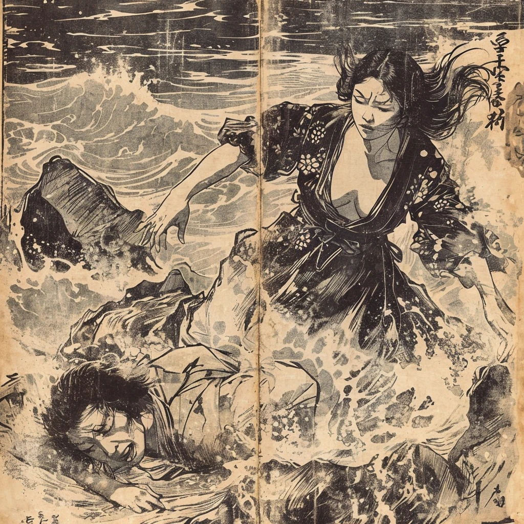 Japan woman in kimono