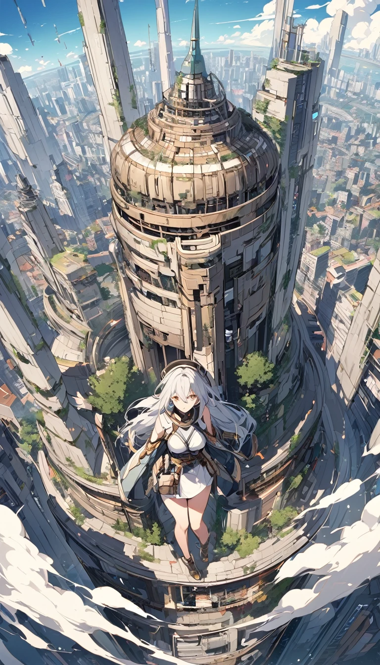 Cities 1000 Years After Human Extinction, There was a girl with a railgun