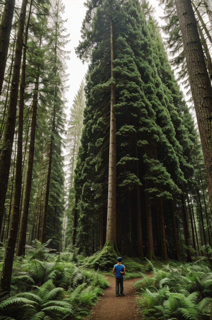 A 16-year-old boy got lost in a fairytale forest and met a giant..