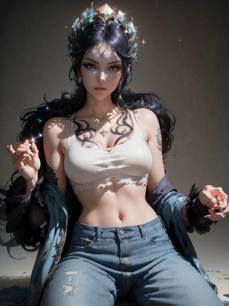 masterpiece, Highest quality, (Highly detailed CG Unity 8k wallpaper), (Highest quality), (Best illustrations), (Best Shadow), Absurd, Realistic lighting, (abyss), Beautiful sparkle, art：PeterMohrBacher,