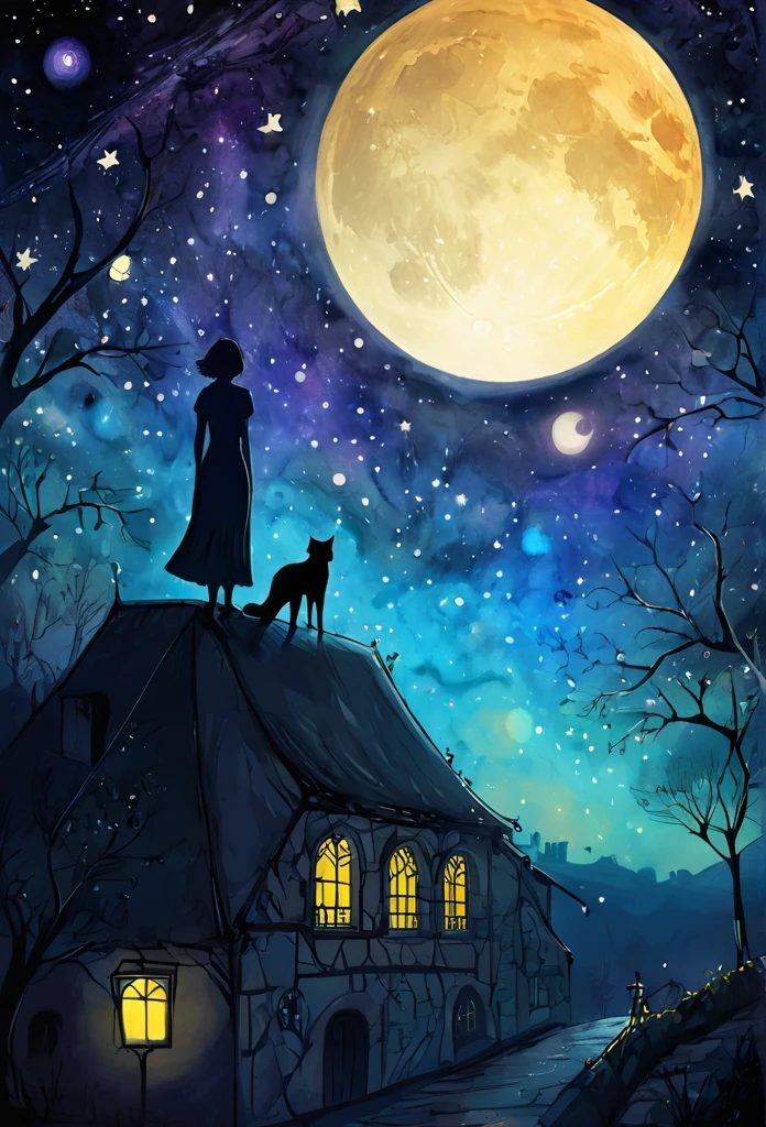Alors que la nuit murmure ses secrets à l'aube, le monde s'éveille dans une symphonie de couleurs et de rêves.