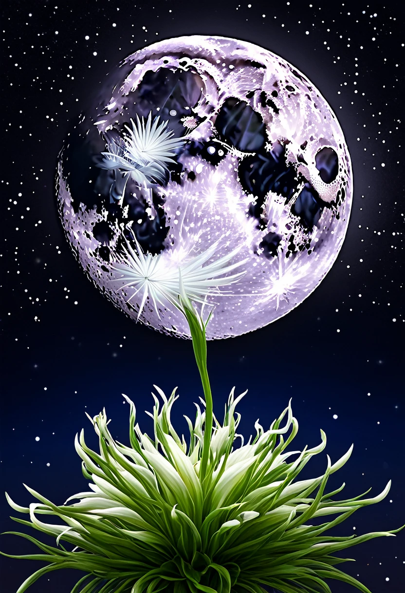 universe　moon　flower　universe飛行士