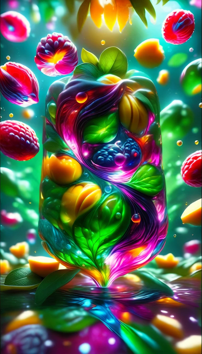 hyper detailed masterpiece MANGO,dynamic,awesome quality,floating liquid plant,ral-passion fruit,photorealistic,cinematic lighting,3d,highly detailed,intricate details,ultra-realistic,ultra-detailed,hyperrealistic,hyper-realistic,octane render,4k,8k,highly detailed description,sharp focus,extremely detailed,professional digital art,concept art,studio lighting,physically-based rendering,volumetric lighting,vibrant colors,natural colors,realistic textures,vivid colors,dramatic lighting
