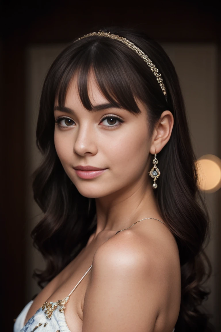Portrait glamour mi-long, Nikon D850, F1.6 lens, 200mm, DSLR, 22 megapixels, (((Sequel scene'elegant hotel))), photo d'une superbe fille espagnol de 23 ans, (ssmile:1.4), (porter une chemise blanche avec un jean skinny:1.6), ((seductive pose)), fille chaude, (((big natural tits))), (((brown hair in ponytail))), (), symmetrical face, Photorealistic, la photographie, (bright natural lighting), magnificent, deep neckline, (head of'artwork), best quality, high resolution, extremely detailed, Cinematic lighting, (((very narrow waist))), rich colors, hyper realistic, realistic texture, ((jewels)), (((Elle a de belles mains et porte des bagues))), (Bracelet), (neckleace), (anklet), (nail polish) (loops of'ears), Fuji Superia 200, 8k