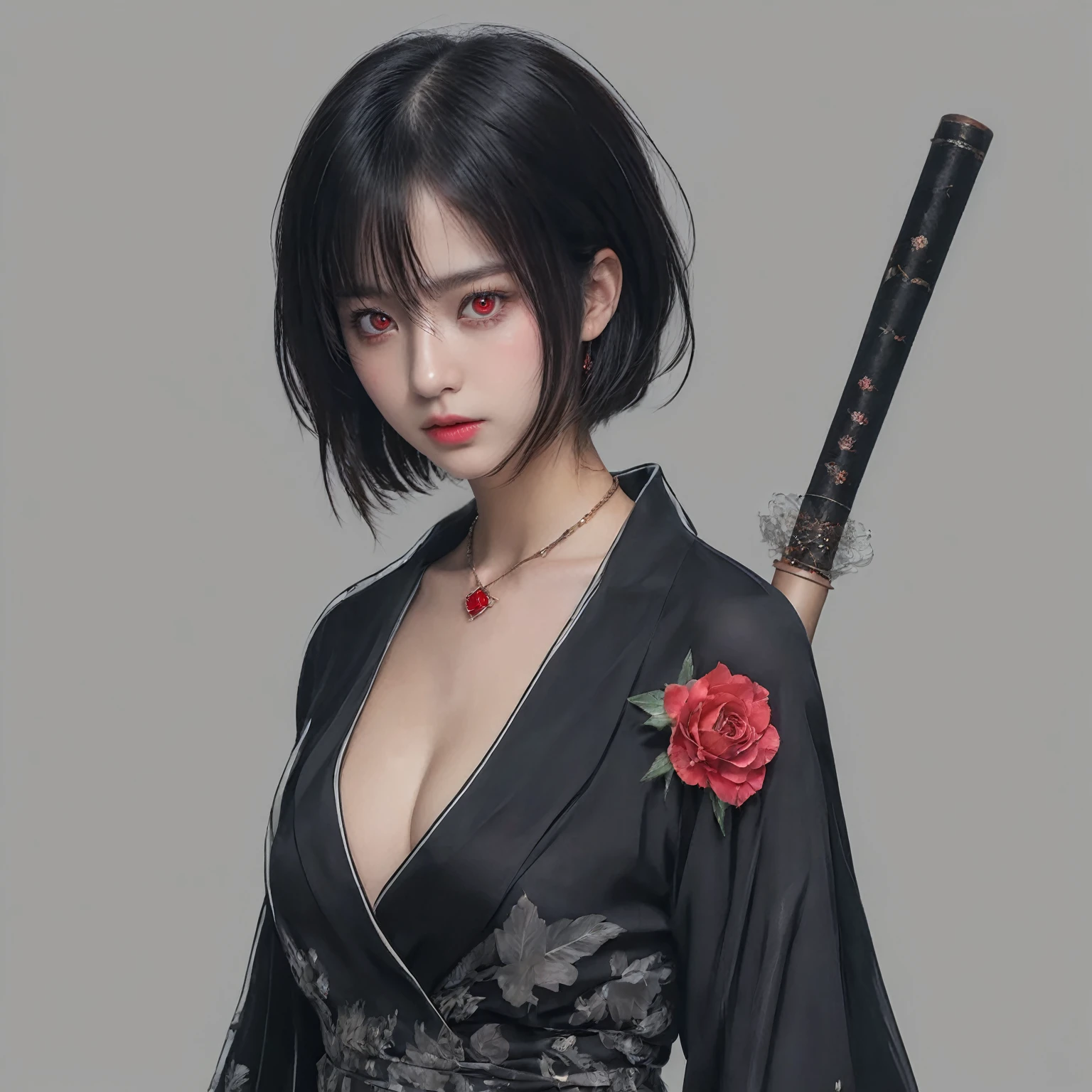 (8K, RAW photos, best quality, masterpiece: 1.2) (realisticlying, photograph realistic: 1.4), (red eyes)