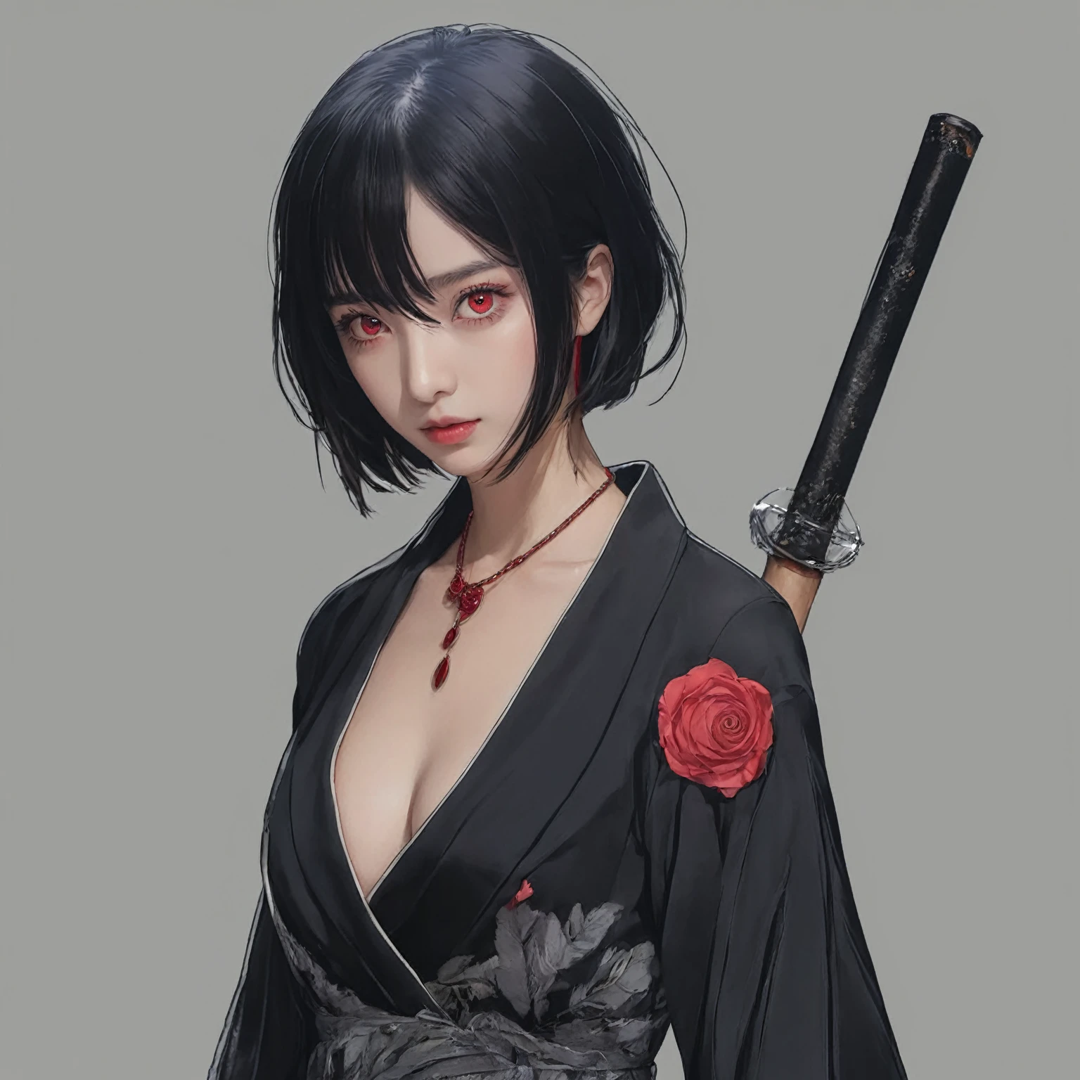 (8K, RAW photos, best quality, masterpiece: 1.2) (realisticlying, photograph realistic: 1.4) (red eyes)