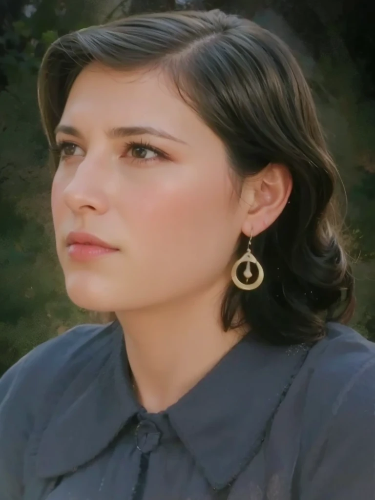 A realistis spanish woman face age 25