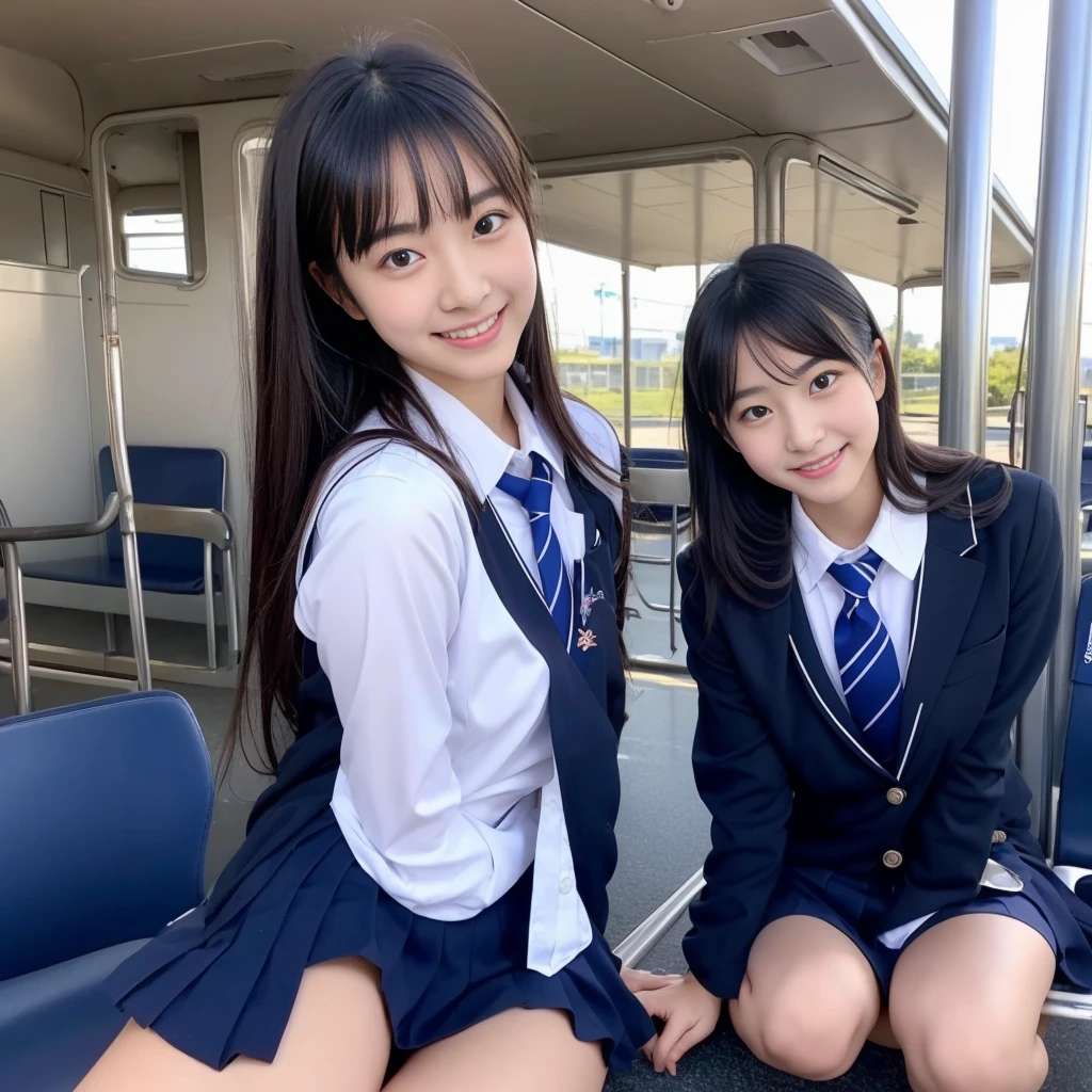 Center View、An Asian woman in a short skirt and bow tie is sitting on a train、Cute school girl、Japanese girls uniform、Sit with your legs apart、Wear Japan 、Japanese 、Surreal 、Dressed as a high school girl、Surreal 、Wear a uniform、Realistic school girl、Girl in uniform、Wear a uniform、 Pause、Whole Body Ezbian、Nice skin、Glowing Skin、Nice thighs、Shining thighs、Shining Regaleg , Japanese High School 、Nogizaka Idol、Korean Idol、Tai Gu emphasized、One person、Ultra mini skirt、From the knee up、Photograph from below、