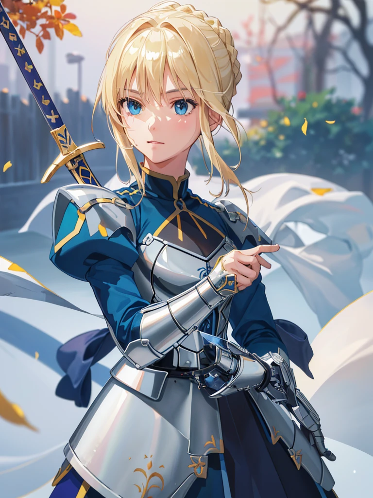 (masterpiece:1.4), (Highest quality:1.4), Realistic, One girl, Artoria Pendragon, armor,, (destiny/Stay Night\), sword, holding sword:1.1), High resolution, Cowboy Shot, Outdoor, unity 8k wallpaper, (figure:0.8), (Beautiful attention to detail:1.6), Highly detailed face, Perfect lighting, Highly detailed CG, (3D Face:1.1), (Shiny skin:1.5), (超High resolution intricate face details), (Facial skin pores:1.3), 超High resolution cloth texture, (Canon EOS-1D X Mark III camera for outstanding detail:1.2), (Combined with Canon EF24-70mm f/2.8L II USM Lens:1.2), (エクスカリバーの大きなswordを持っている:1.2)