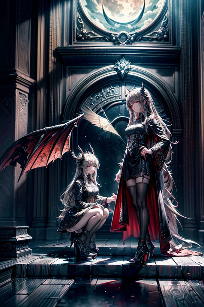 Dark, Elves and Devils, chest jewel, Borrowing, ahegao, Barefoot, Angel wings, feater, (Devil; 1.2) oni horn, devil Horn, Raeder, Tattooed with,