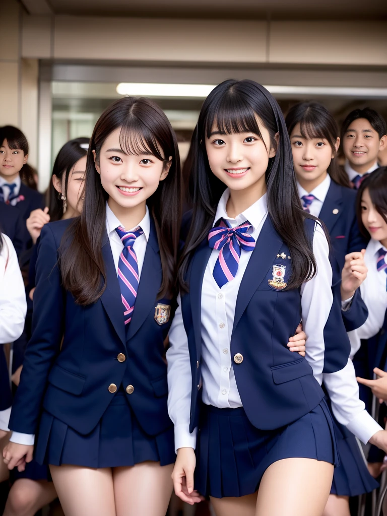 Center View、An Asian woman in a short skirt and bow tie is sitting on a train、Cute school girl、Japanese girls uniform、Wear Japan 、Japanese 、Surreal 、Dressed as a high school girl、Surreal 、Wear a uniform、Realistic school girl、Girl in uniform、Wear a uniform、 Pause、Whole Body Ezbian、Nice skin、Glowing Skin、Nice thighs、Shining thighs、Shining Regaleg , Japanese High School 、Nogizaka Idol、Korean Idol、Tai Gu emphasized、One person、crowd、Ultra mini skirt