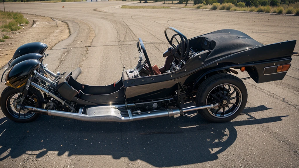 Engine, center gear, front mechanism, straight.