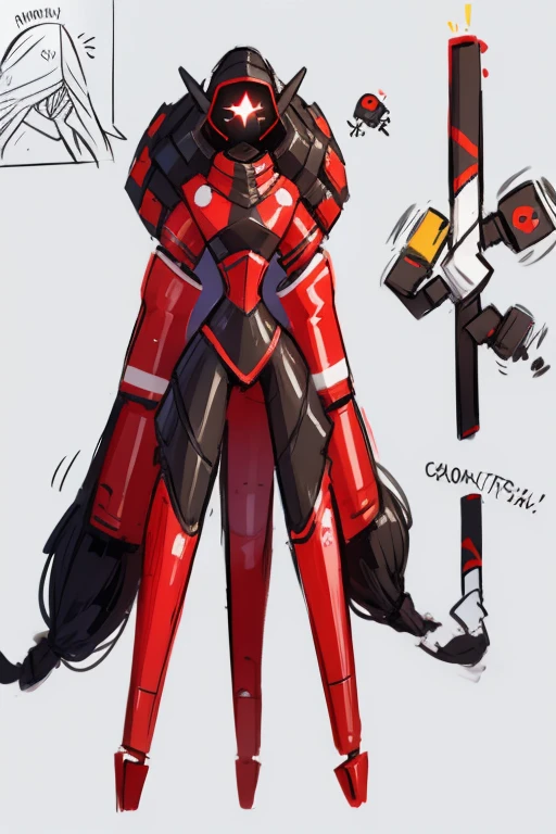 girl Primary school students Young Girl 小さいgirl Height: 130cm Standing picture Simple design The dress is a one-piece Long hair Long Black Hair Hair is black Red eyes Shoulder Bare