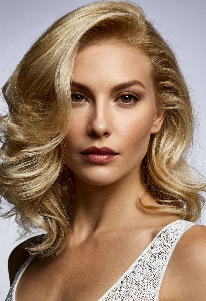 Il s'agit d'un portrait fantastique élaboré et complexe qui représente un homme de dix-sept ans robuste et déterminé, doté d'une aura., vampire,, cheveux noirs brillants, Embrasser une femme blanche, cheveux blond, lumière dorée, Tunique transparente, Tunique fine, Passionate embrace. Passion, amour,