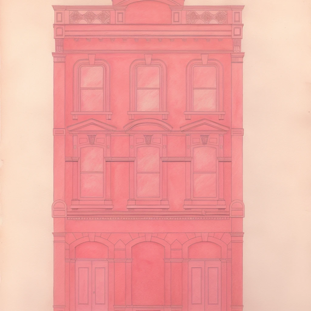 un dessin d'un bâtiment avec une horloge au sommet, detailed architecture classique, élévation avant, illustration architecturale, un bâtiment extrêmement détaillé, élévation de la rue, style néo-classique, bâtiments détaillés, oeuvre d'art d'un bâtiment, architecture détaillée, dessin architectural, front vue en élévation, vue en élévation, architecture classique, N° détaillé. 1 0 Downing Street, travail en ligne détaillé, section architecturale