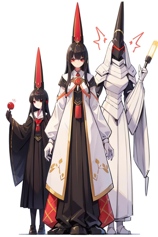 girl　Primary school students　Young Girl　小さいgirl　Height: 130cm　Standing picture Simple design　The dress is a one-piece　Long hair　Long Black Hair　Hair is black　Red eyes　Shoulder Bare