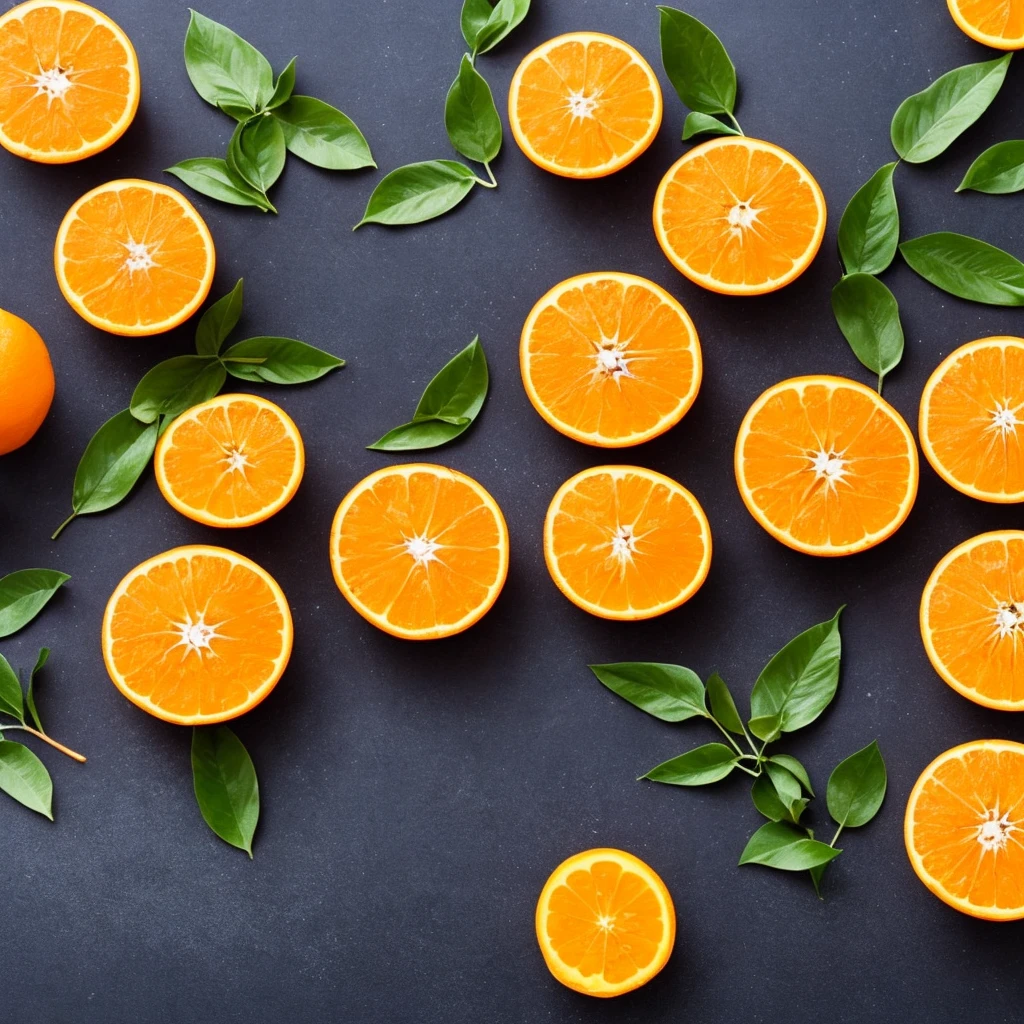 one frozen mandarin