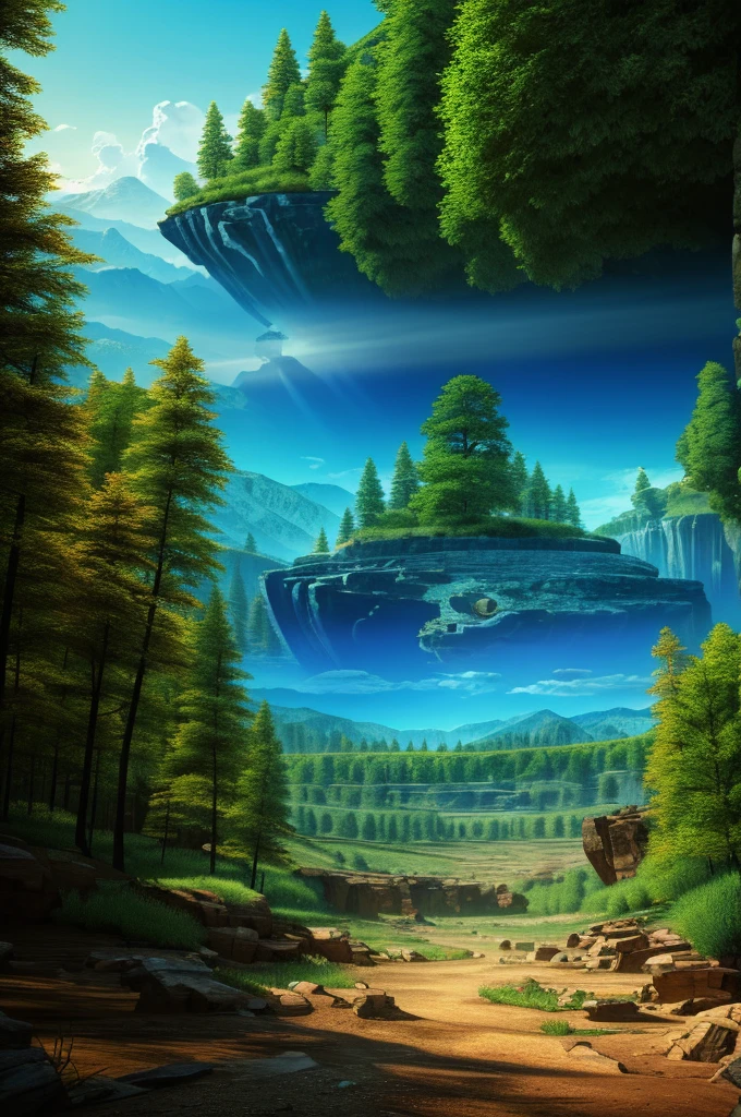 landscape of the future where there is magic