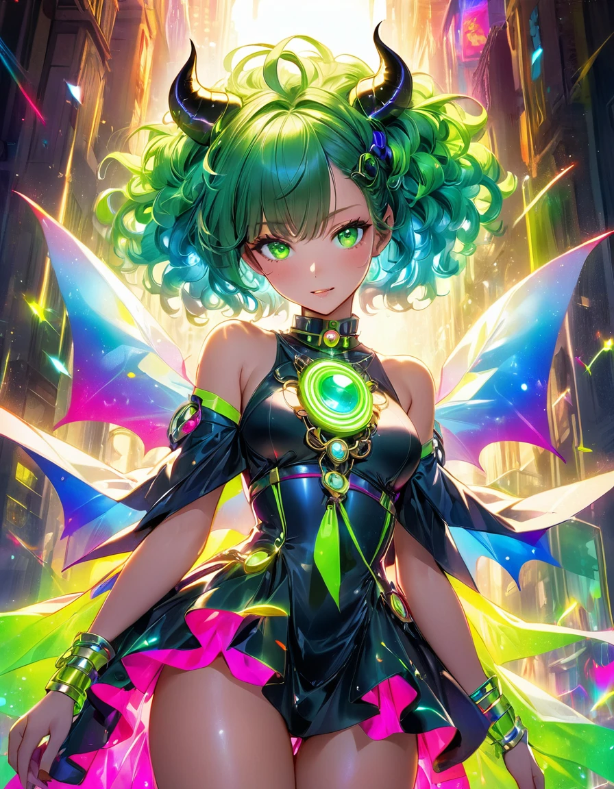 atmosphere Devil horror In a mesmerizing cascade of color and light, an enchanting anime girl sexy hot all Green bats candroites viewers with her ethereal beauty afro gold neon chun - liHer delicate features are framed by cascading locks of shimmering long Arco íris hair, her wide, expressive eyes big mel Neon radiating with emotion. A digital painting brings this stunning character to life, depicting her in intricate detail with a seamless blend of realism and fantasy. Every brushstroke and pixel showcases the artist's skill and dedication, making this image a
