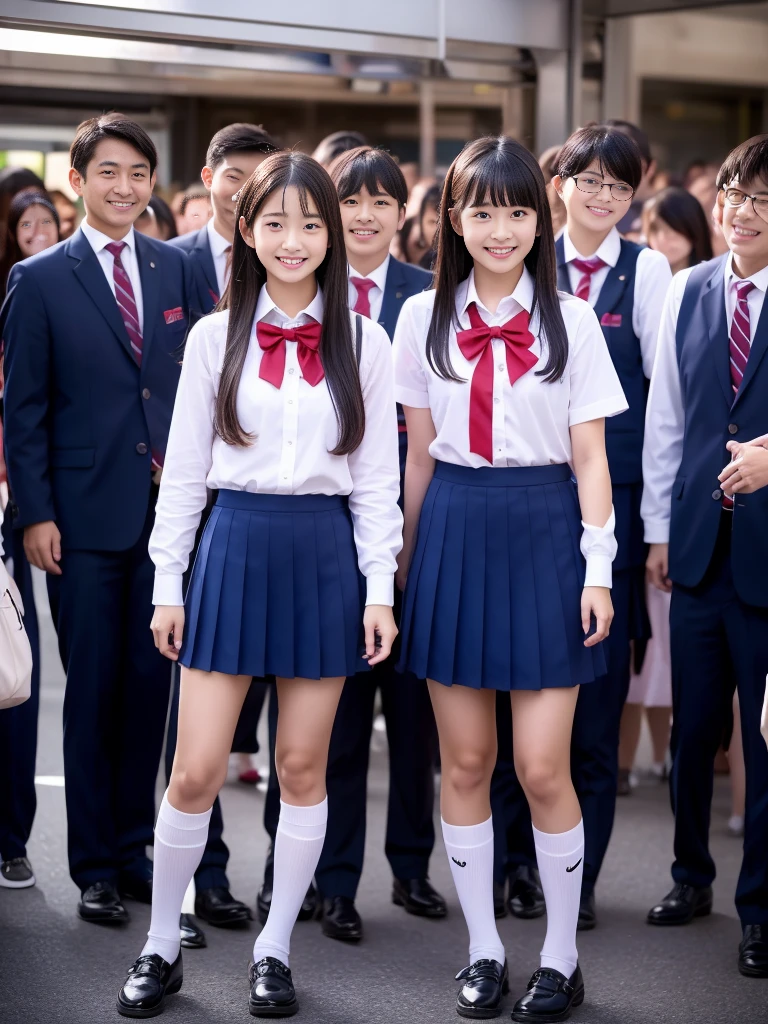 Center View、An Asian woman in a short skirt and bow tie is sitting on a train、Cute school girl、Japanese girls uniform、Wear Japan 、Japanese 、Surreal 、Dressed as a high school girl、Surreal 、Wear a uniform、Realistic school girl、Girl in uniform、Wear a uniform、 Pause、whole bodyエズビアン、Nice skin、Glowing Skin、Nice thighs、Shining thighs、Shining Regaleg , Japanese High School 、Nogizaka Idol、Korean Idol、Tai Gu emphasized、One person、crowd、Ultra mini skirt、whole body