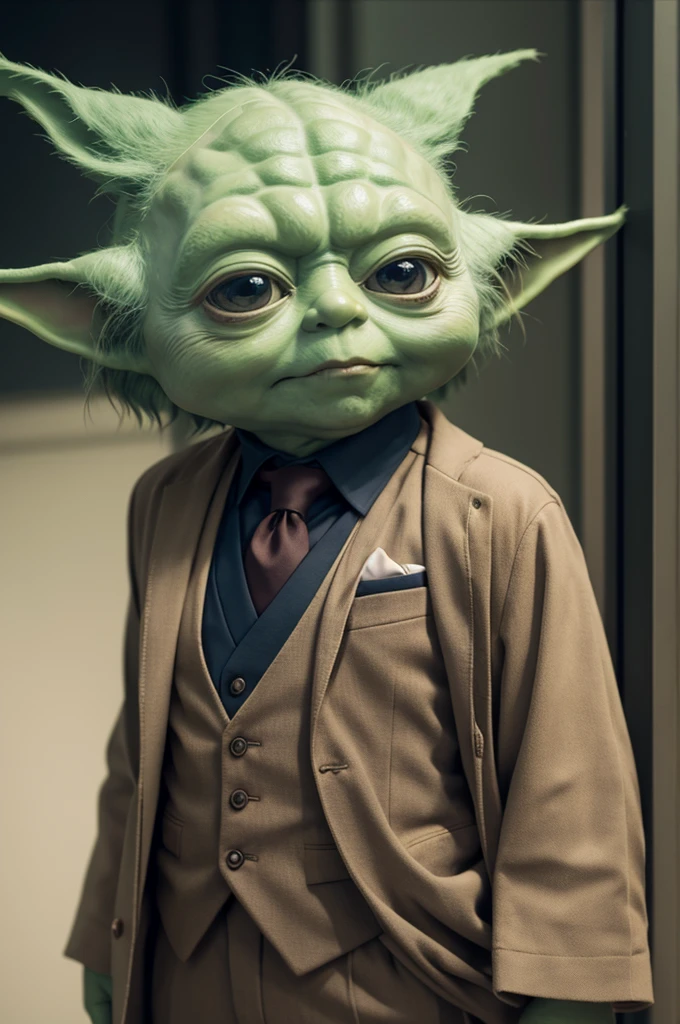 Yoda with suit
