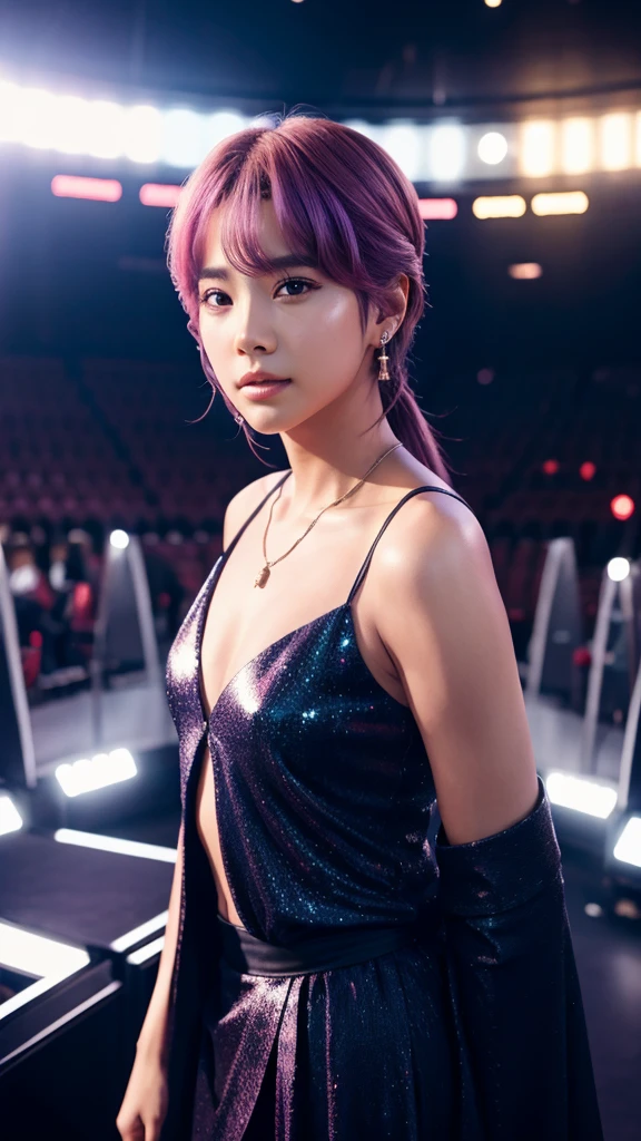 BTS member with universe. A cinematic look.