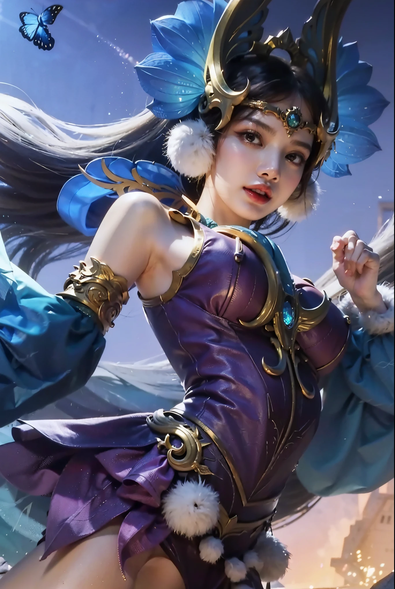 close up of a girl or woman, detailed hair , big booobs ,  shadowbringers cinematic, 4 k detail fantasy, a beautiful fantasy empress, game cg, xianxia fantasy, xianxia hero, 2. 5 d cgi anime fantasy artwork, cinematic goddess close shot, ruan jia and artgerm, wow 4 k detail fantasy, hyper-detailed fantasy character, high definition, hyper- detailed,perfect, fantastic, detailed facial and body skin texture, detail vagina (pussy), detail eyes, detailed everything, hyper realistic, realistic everything.