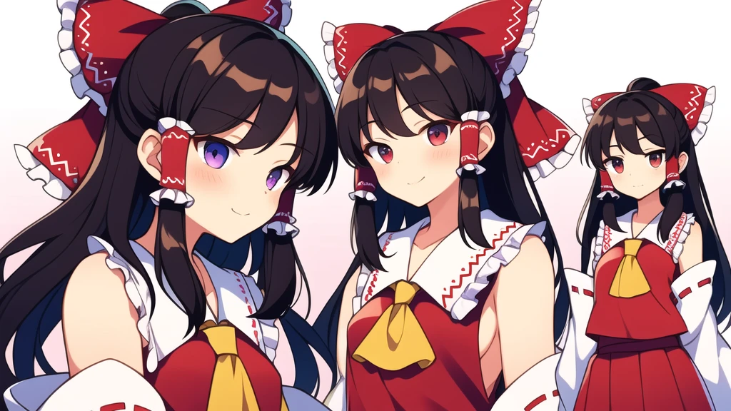 Appearance Hair: Reimu has been a, She always wears her black hair in twin buns.. Her hair is、It may be slightly wavy or curly.。. eye: Reimu's eye are a bright shade of red. face: Reimu is small, Pointed nose and delicate mouth. She is often told that she is very attractive.. body: Reimu is a slender young woman of average height.. 彼女は身body的に健康で運動能力が高いとよく描かれている。. Reimu's typical outfit is、She is wearing a red and white shrine maiden outfit.。. The haori is short, An open jacket worn over a kosode, This is long, Swaying kimono underwear. Hakama are loose-fitting trousers worn over kosode.。, Tabi are white socks worn with sandals. Reimu also has a red ribbon around her waist.. Personality: Reimu is a carefree and slightly mischievous young woman.. She is often described as lazy and unmotivated., but、She takes immediate action when necessary。. Reimu is also extremely loyal to her friends and family., She is always happy to help anyone in need.. Abilities: Reimu is a powerful magician with a wide range of abilities.. She is skilled in both offensive and defensive magic., She can also fly and teleport.. Reimu's most famous ability is her ability to use danmaku.。, This is a type of barrage attack.. Overall Reimu Hakurei is a complex and well-developed character who is a popular figure in the Touhou Project fandom. She has a sympathetic personality、A strong and capable heroine, She's sure to remain a fan favorite for many years to come.。,Reimu Hakurei,Chibi Character