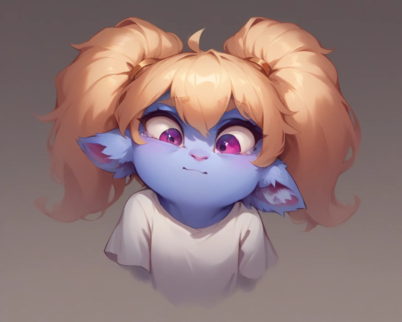 Poppy avatar cute for twitch in t shirt  white   sfw