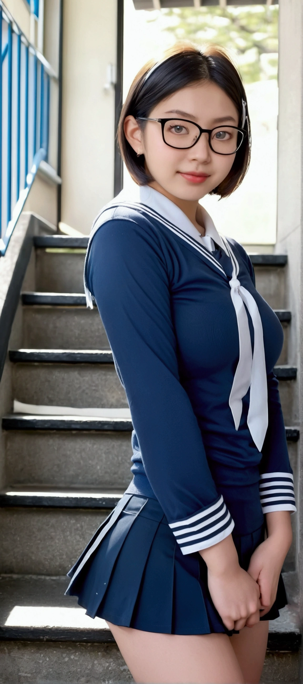 ((Japan&#39;The most beautiful high school student))、((18 years old Ms.々Beautiful plump body))((Beautiful white skin))((Young and firm, huge breasts))、((He cut his black hair short、Wearing black-rimmed glasses。.))、((Put your hair behind your ears、Stick out your ears))((She has the face of a serious young lady like the president..))((Schoolgirl uniform))、((Skirt too short))、((My breasts are too big and my uniform&#39;It will explode))((Hair band on arm))、((A serious and excellent student))、((Looking down at me from the top of the stairs at home))、((A glimpse of white underwear))、((An angelic smile))、((Ultra-realistic texture))、((Young sexual schoolgirls))、((Obscene thighs))、((The gap between her pure face and sexy body is amazing))、((She&#39;s plain but has the sexiest body in school.))