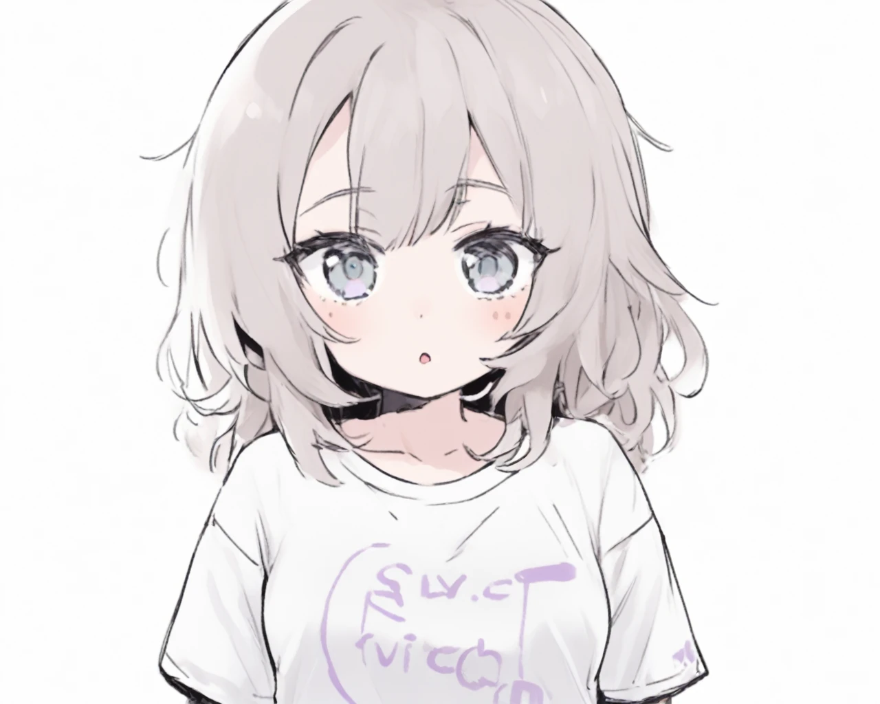 Poppy avatar cute for twitch in t shirt white sfw 