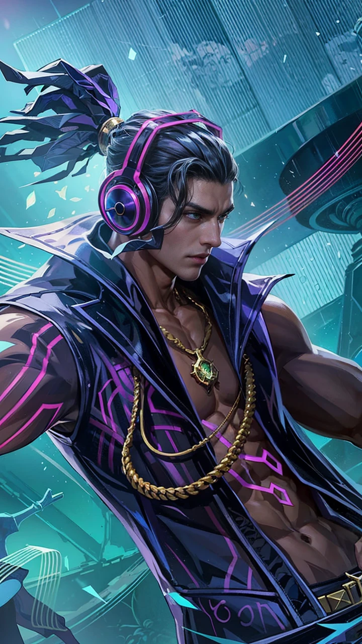 Best quality, masterpiece, detailed skin texture, detailed clothes texture, detailed face, super detail, 8k, intricate detail, 1 boy, The color doesn't change, Muscle guy, 1 guy, green eyes, a close up of a person holding a green light, stanley artgerm lau, by Yang J, inspired by Huang Shen, portrait of fin wildcloak, skinny male fantasy alchemist, astri lohne, heise jinyao, mohrbacher, amazing portrait of viego, stanely artgerm, by ruan jia and stanley artgerm.