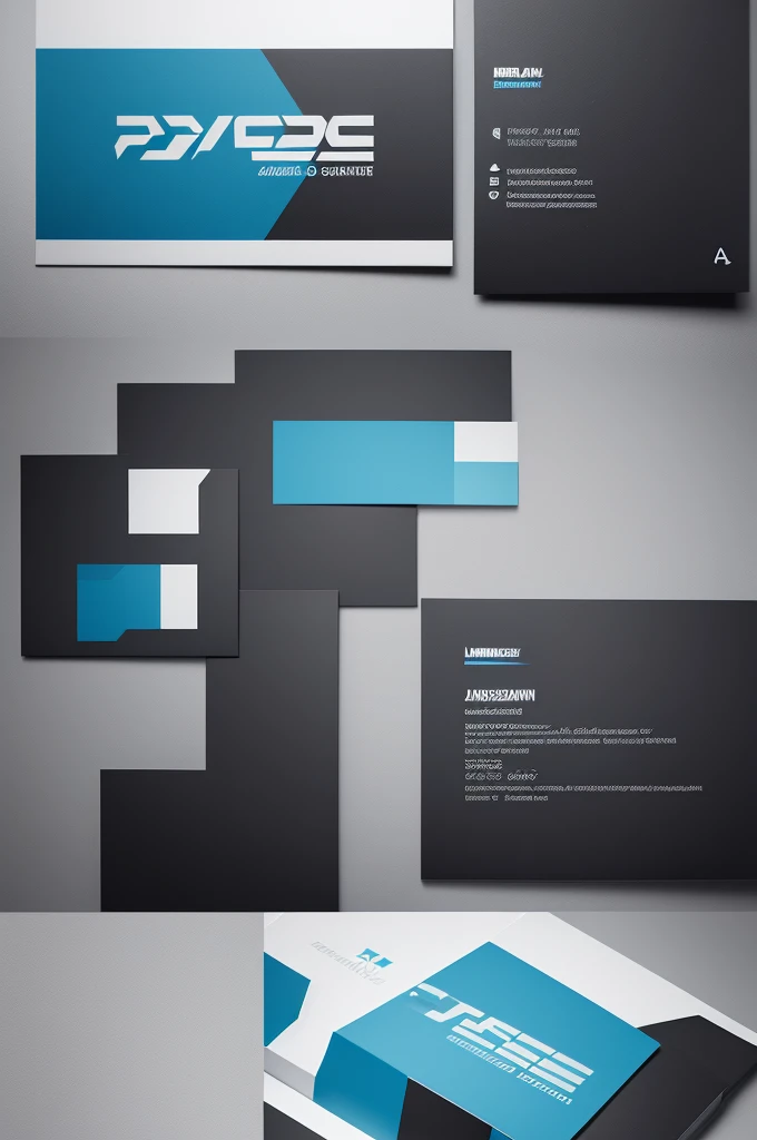 Create a modern and professional logo for a graphic designer with the initials "TGP". The logo must convey creativity, innovation and sophistication. Use a stylish color palette like black, white, and shades of blue. The letters "TGP" should be styled in a unique way, integrating graphic design elements such as lines, geometric shapes, and perhaps a touch of texture or gradient. The logo must be versatile, suitable for use on different media, including business cards, websites and social networks.