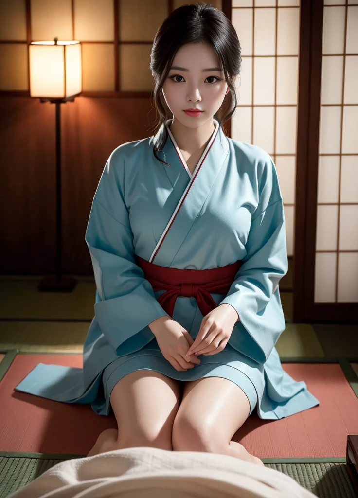 (Korean young woman)，(RAW photogr:1.3)，Extremelybeautiful，(in a ryokan)，(Nestled in a man&#39;s arms:1.2)，(Kissing a man:1.3)，(being touched by a man:1.5)，(Being beaten hard by a man)，（（（tmasterpiece）））， （（Best quality））， （（intricately details））， （（hyper realisitc））， Ridiculous resources， Moro Liberation Front，(Expressing the:1.2)， ， The  very detailed， illuminationig breasts enchanting:1.1)， （（big  quotes)，(Violent:1.1)，，White skin of the，Full of color，sexually attractive，a slender waist，pretty legs，(Perfect leg line)，Upturned buttocks，Wide hips，(perfect hand)， detailed finger， Beautiful and delicate eyes， Wavy curly hair，with brown eye， Name card， CEO，(Red pencil skirt:1.2)，(Bare legged:1.1)，detailedbackground， perfect  eyes， of eyeace flushed:1.2)，Confused eyes，The mouth opens slightly，