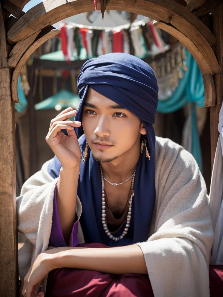 Cool male fortune teller