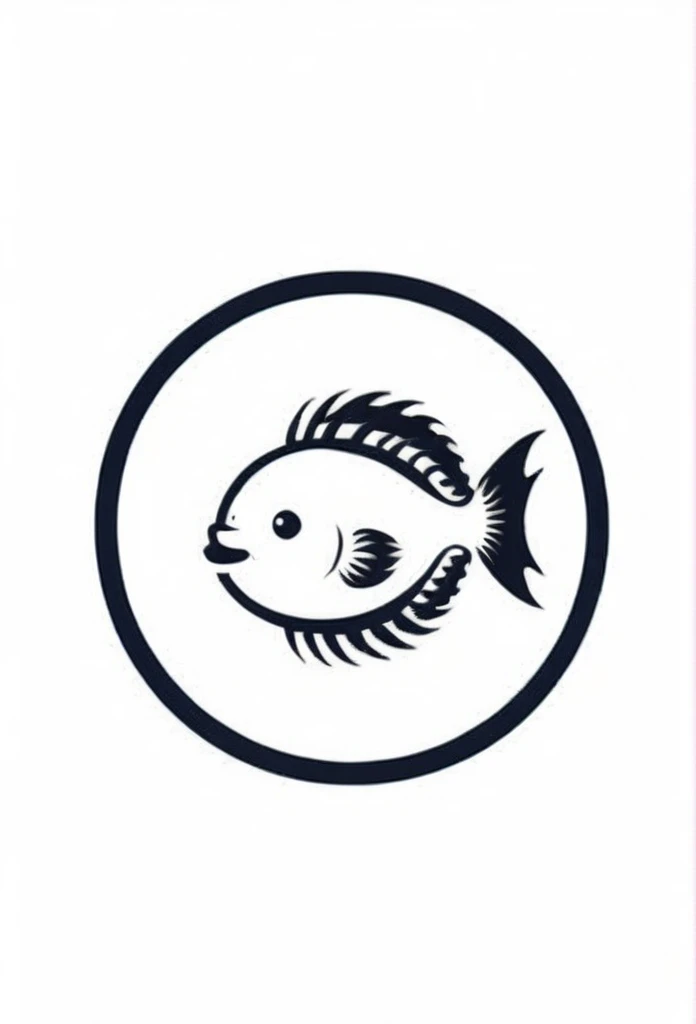 Luxury Puffer Restaurant Logo Mark in Japan

 Logo marks of high-end Japanese puffer fish restaurants

 Puffer is depicted as a stroke of calligraphy

 Pretty cool
 Luxury Japanese Restaurant Logo Mark
 chic and modern design

 White background