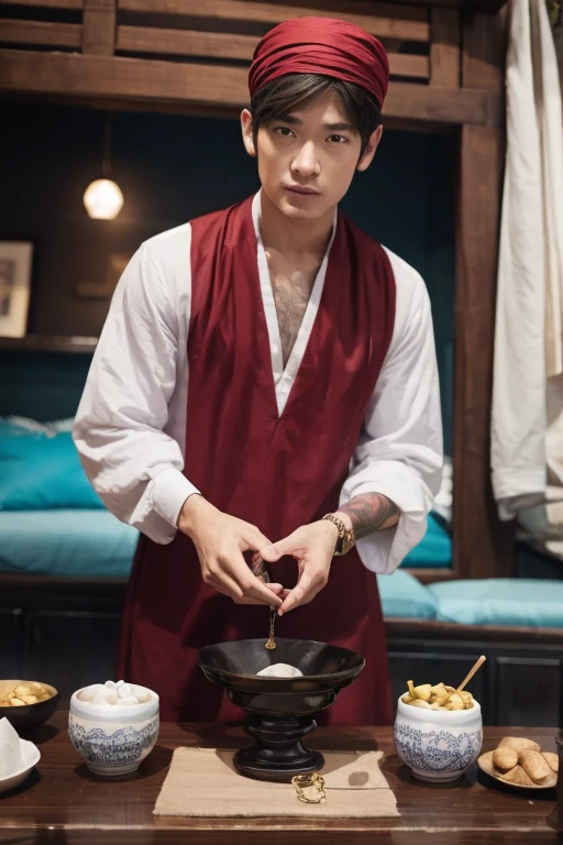 Cool male fortune teller