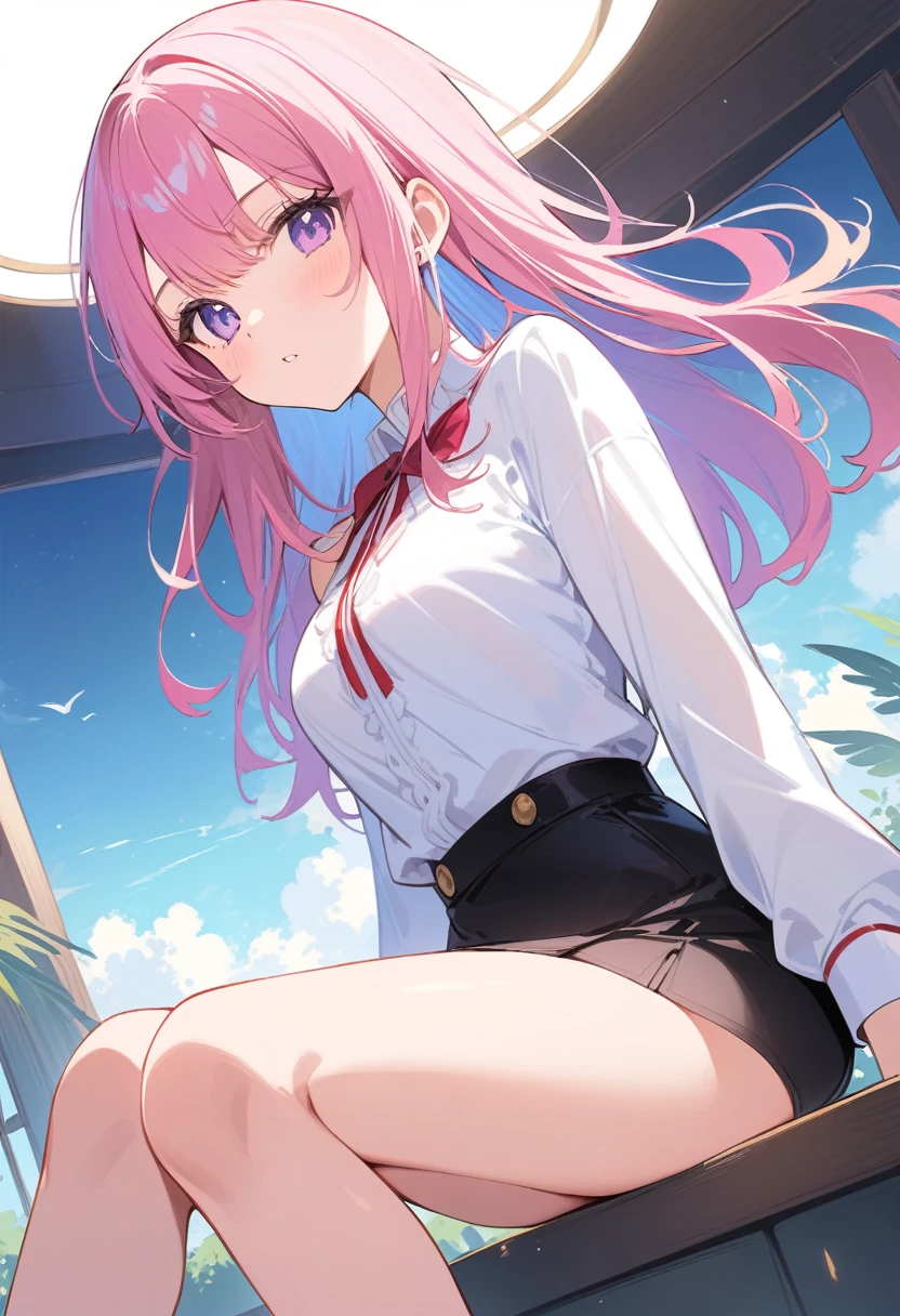 high quality,Cool Beauty, 最high quality、 Stylish design, (((The most beautiful girl))), ((Thin legs))、(((最high quality))), High resolution, ((detailed)), (((Doodle Art)), ((masterpiece)), ((Super detailed)), 16-year-old girl、White Background、B girl fashion、Inner Color、((Sexual))