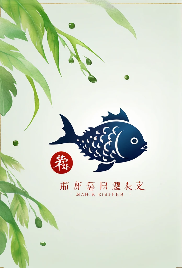 Luxury Puffer Restaurant Logo Mark in Japan

 Logo marks of high-end Japanese puffer fish restaurants

 Puffer is depicted as a stroke of calligraphy

 watercolor style

 Pretty cool
 Luxury Japanese Restaurant Logo Mark
 chic and modern design

 White background