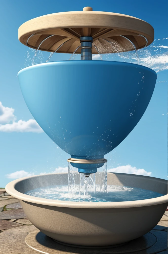 Animated drying water