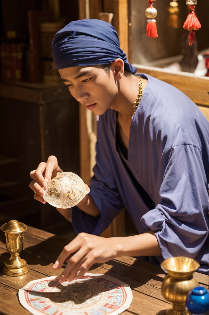 Fortune teller man　young