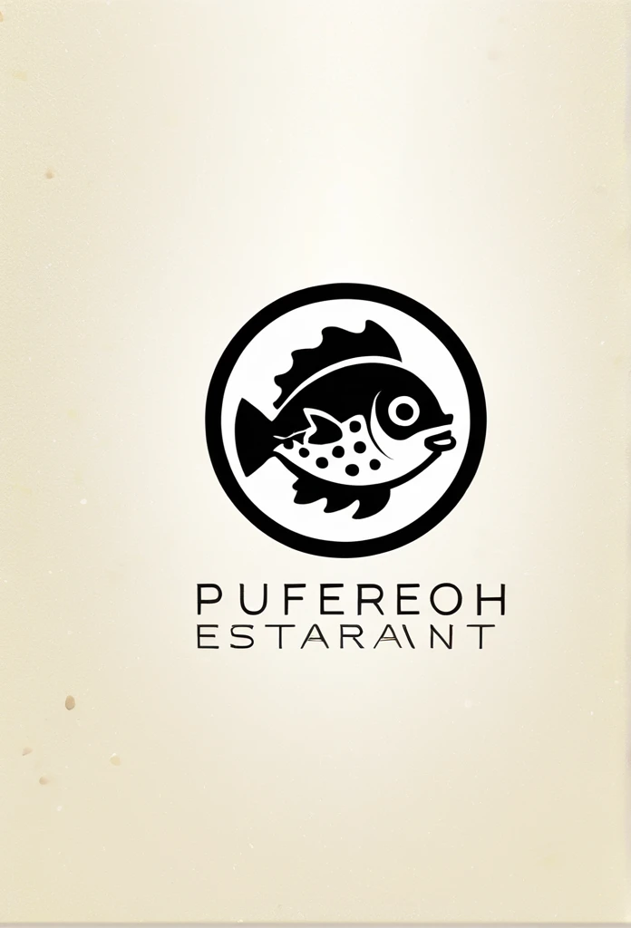 Luxury Puffer Restaurant Logo Mark in Japan
Logo marks of high-end Japanese puffer fish restaurants
Puffer is depicted as a stroke of calligraphy
Pretty cool
Luxury Japanese Restaurant Logo Mark
chic and modern design
White background