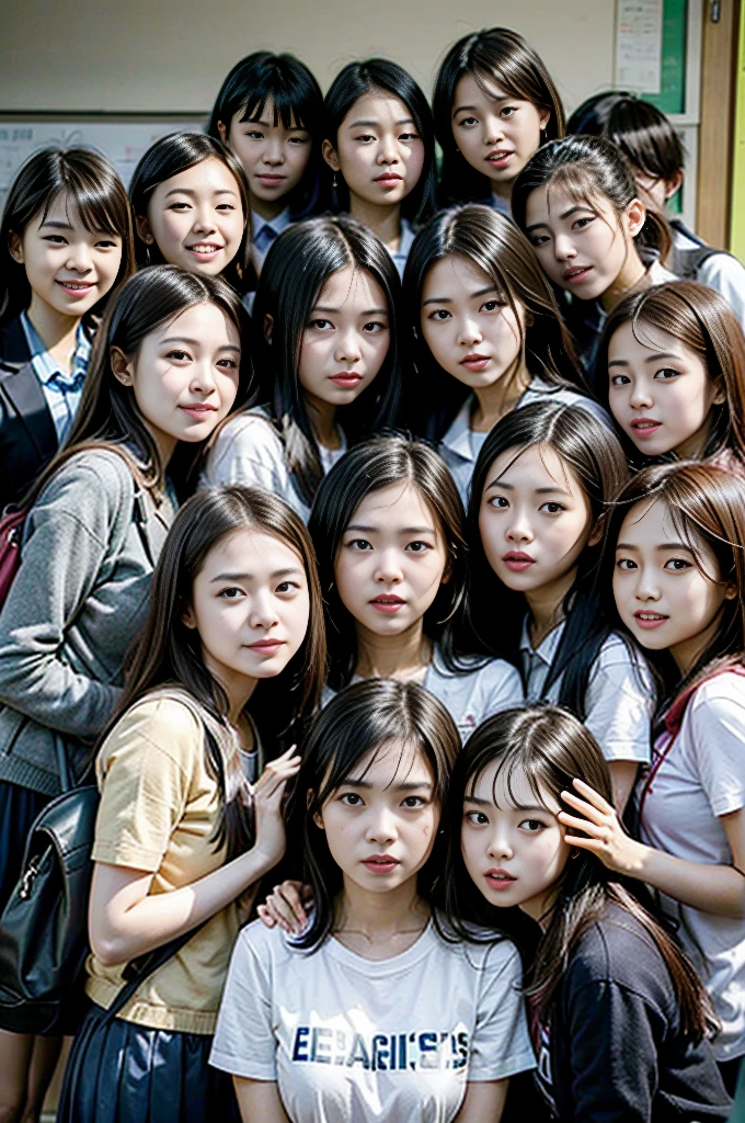 Female teacher pees in group photo、When taking a group photo with many students, only the female teacher pees、There are many students behind the female teacher.、The students are facing the same direction as the female teacher、The students are not leaking、Female teacher&#39;s pee incontinence、peeing herself、A lot of pee、From below、White Suit、White Mini Skirt、White High Heels、Perfect figure、Extremely beautiful、Peeing while standing upright、Steam rising from the pee、Female teacher is embarrassed、Many students are looking at the female teacher