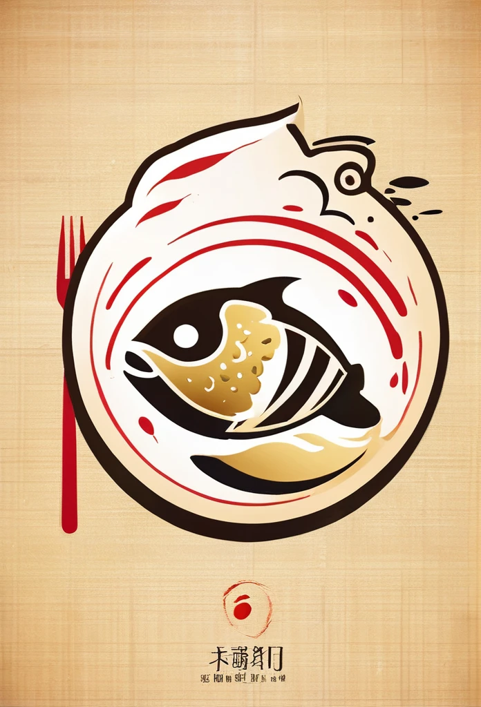 Luxury Puffer Restaurant Logo Mark in Japan
Logo marks of high-end Japanese puffer fish restaurants
Puffer is depicted as a stroke of calligraphy
Pretty cool
Luxury Japanese Restaurant Logo Mark
chic and modern design
White background